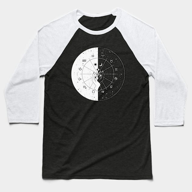 celestial signs witchcraft Baseball T-Shirt by psychoshadow